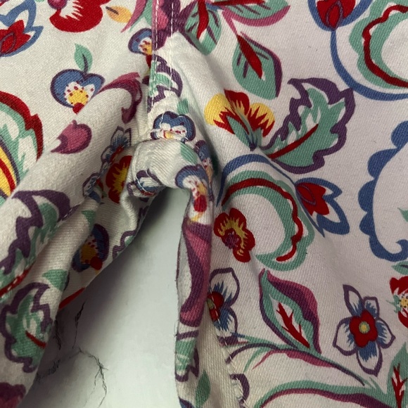 Anthropologie Pilcro & Letterpress Floral Skinny Jeans size 25 Paisley Boho - Picture 4 of 12